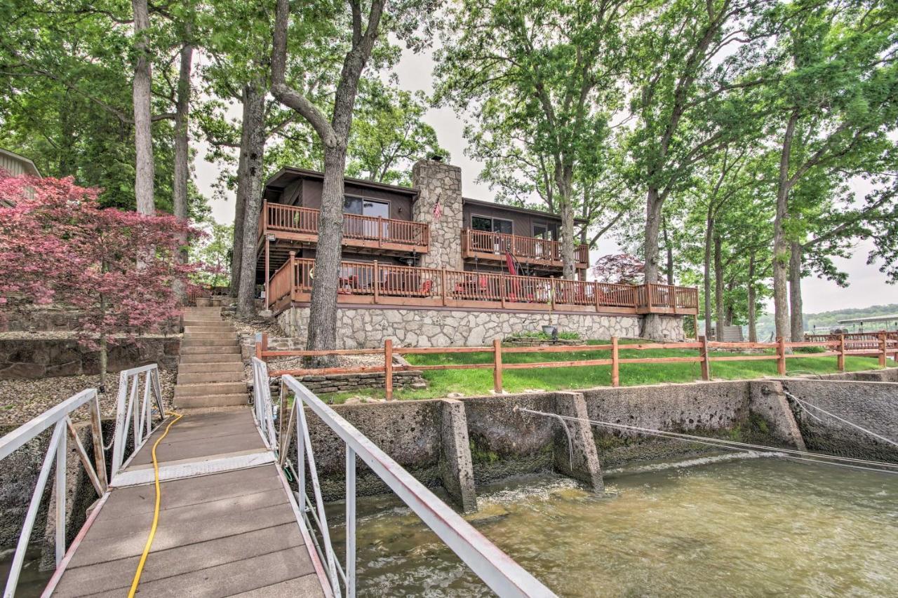 Waterfront Lake Ozark Home With Private Dock! Экстерьер фото